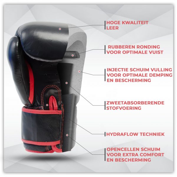 Bokshandschoen BG TR Zwart