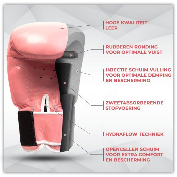 Bokshandschoen BG TR roze