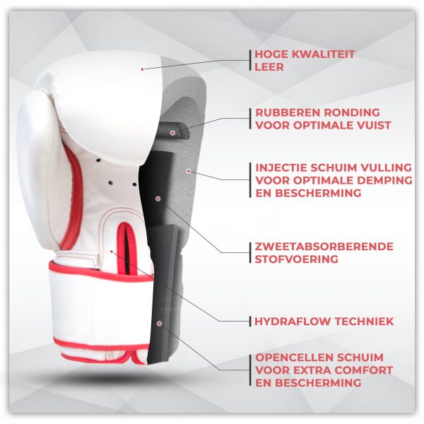 Bokshandschoen BG TR Wit