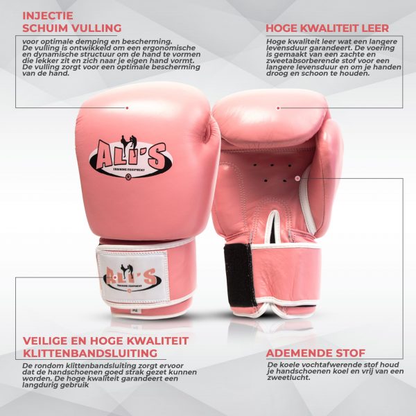 Bokshandschoen BG TR roze