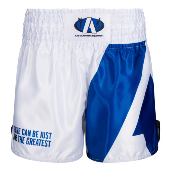 Fightshort – Blauw / Wit