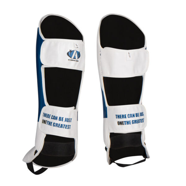 Scheenbeschermers – Blauw / Wit